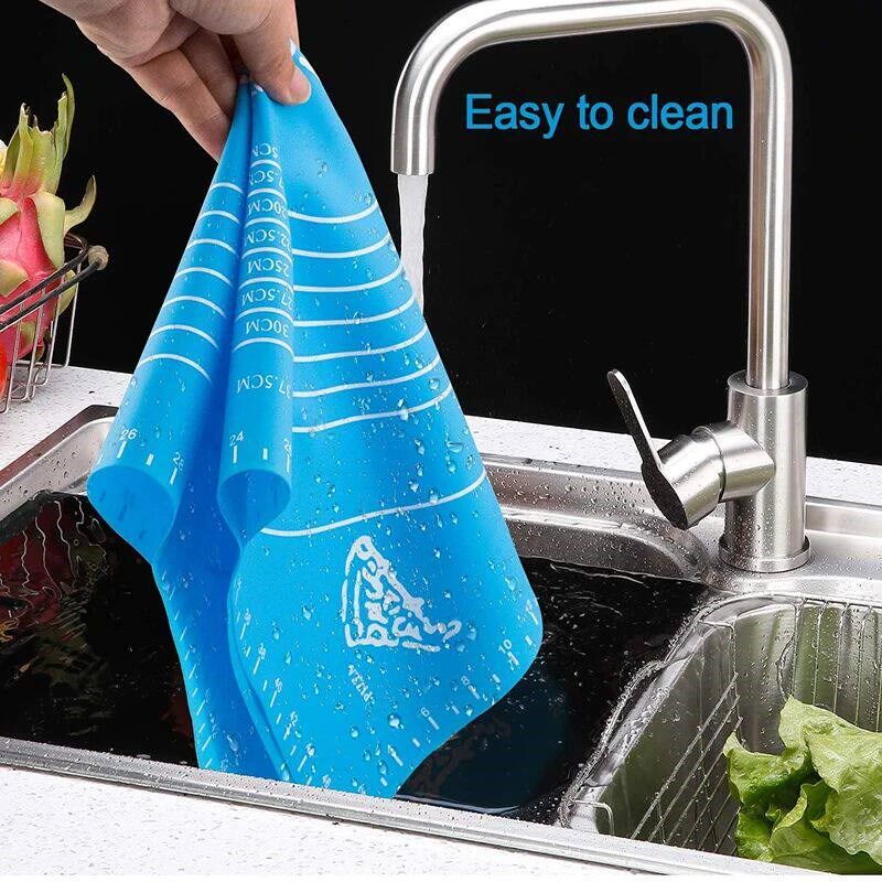 Silicone Baking Mat Kneading Dough Mat Pizza Cake Sheet Line