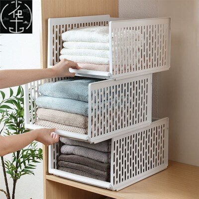 wardrobe layered partition storage box drawer large cabinet