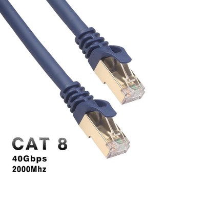 Cat8 Ethernet Cable RJ45 Network Cable SFTP 40Gbps Lan Cable