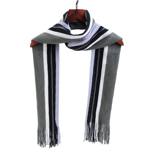 New fashion designer Men Classic Cashmere Scarf Winter Warm