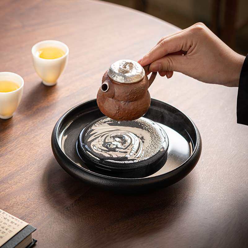 复古陶瓷壶承中式茶壶垫干泡台小托盘底座小茶台底垫茶盘干泡盘承,3C数码配件,其它配件,淘宝优惠券,粉丝福利购,淘宝优惠卷