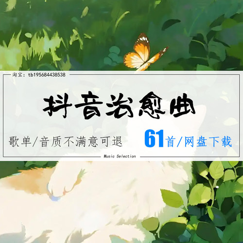 抖音治愈曲放在耳机里的疗愈 MP3车载音乐网盘下载歌曲无损音源