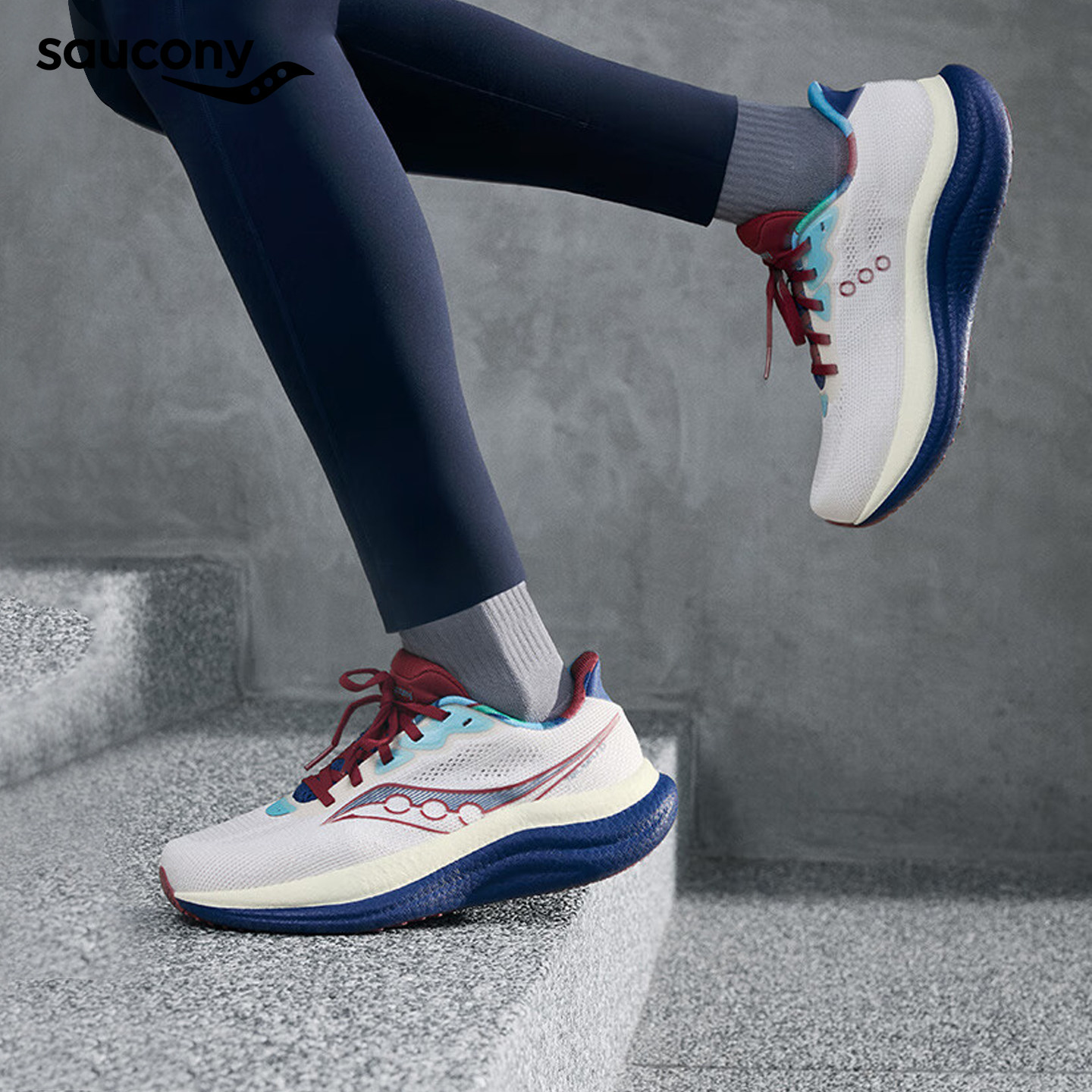 彭于晏同款 Saucony索康尼胜利23 TRIUMPH男鞋女鞋缓震慢跑运动鞋