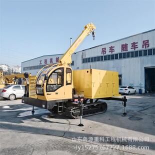 履带式发电车带吊机 移动式电气焊履带车 全地形履带发电车