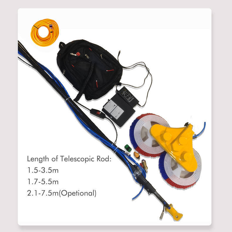 便携伸缩杆7.5米超长电动光伏板清洁刷通水玻璃太阳能板清洗工具,家庭/个人清洁工具,玻璃清洁器,淘宝优惠券,粉丝福利购,淘宝优惠卷