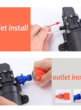 High Pressure Car Washing Machine Kit 12V Electric Pump + Wa