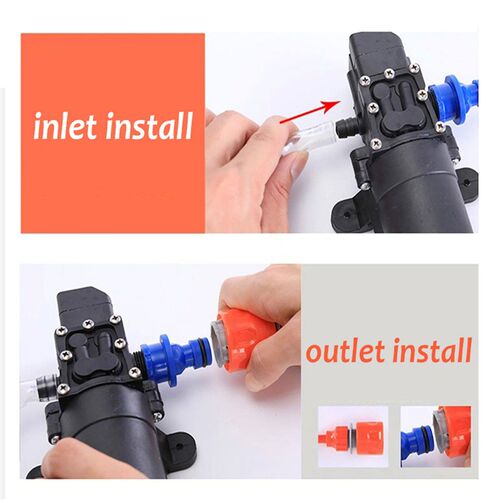 High Pressure Car Washing Machine Kit 12V Electric Pump + Wa