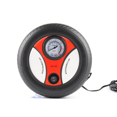 12V Mini Air Pump, Car Tire Inflator, Portable Electric Air
