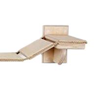 Wooden Cat Hammock Wall Ladder Steps for Pet Cats Sleeping thumbnail 5