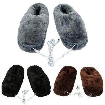 Heated Slippers Electric Heating Boots Heated Foot Warmer