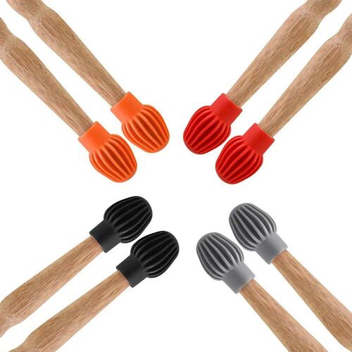 2PCS/4PCS Drum Mute Silicone Sleeve Weaker Silencer Practice