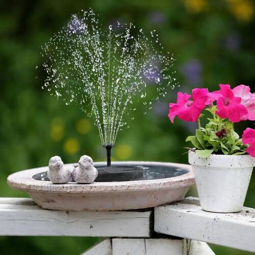New Mini Solar Water Fountain Pool Pond Waterfall Fountain G