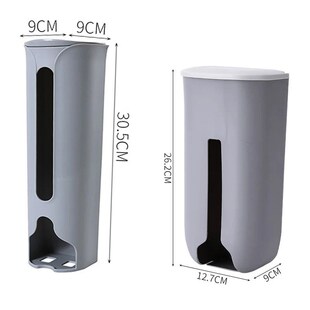 Holder Bag Plastic Garbage Wall Hanging Organizer Kitchen