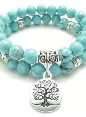 Brlet 8mm Turquoise Brlet Two-piece Set Wisdom tee Brlet Jew
