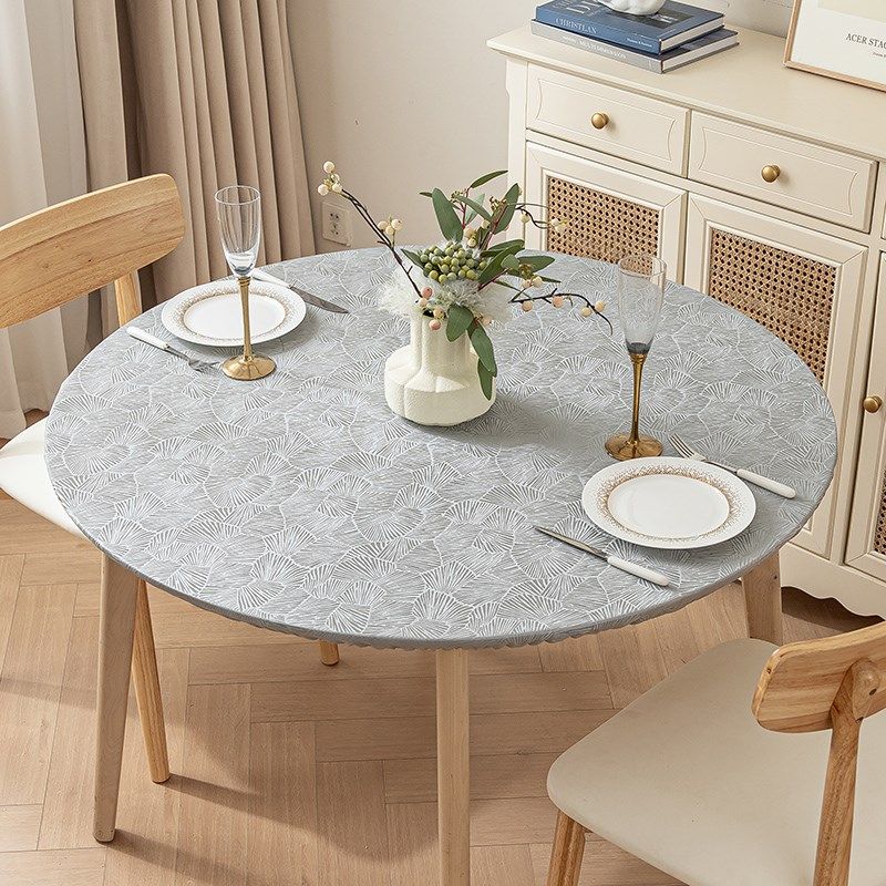 全包防滑松紧圆桌罩防水防油防烫免洗桌布酒店饭店圆形餐桌台布,居家布艺,桌布,淘宝优惠券,粉丝福利购,淘宝优惠卷