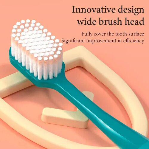 7PCS Multi-Color Pointed Wire Wide Head Soft Bristle Toothbr