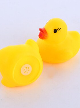 10pcs/lot Cute Baby Kids Squeaky Rubber Ducks Bath Bathe Roo