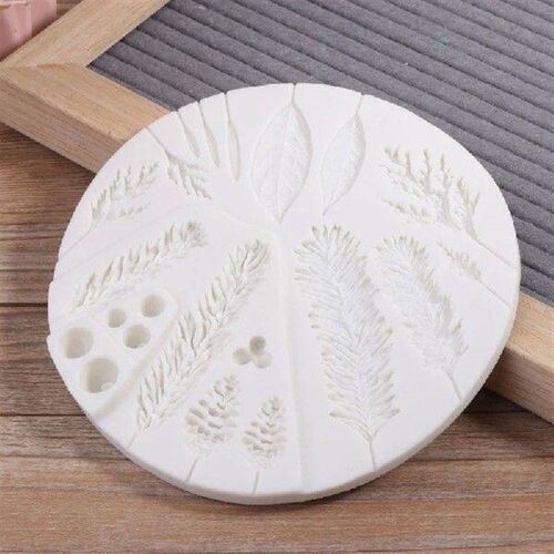 Pine Leaf Silicone Chocolate Molds Kitchen Baking Tool DIY