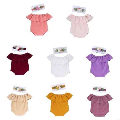L8RB 1 Set Newborn Girl Photoshoot Clothing Spring Summer
