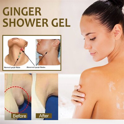 Lymphatic Herbal Shower Gel Moisturizing Skin Relieve Armpit