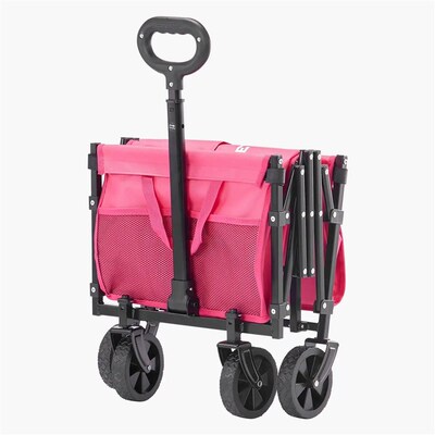 Foldable Trolley Wagons, 120L & 225LBS Capacity, All-Surface