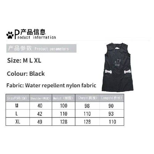 Pet Grooming Overalls Waterproof Nylon Grooming Apron with