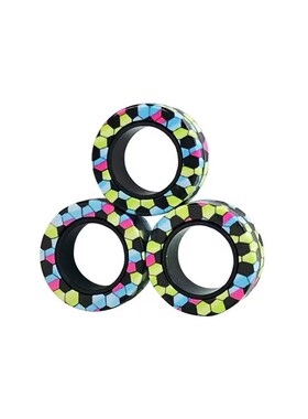 New Random Fidget Spinner Magnetic Ring Toys Set Finger Hot