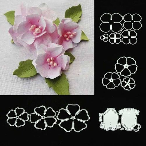 Leaves Scrapbook Embossing Paper Craft Knife Mould Flower Le