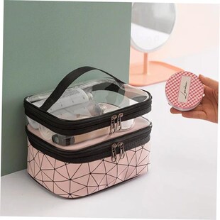 capacity makeup bag Double Ringer large version tra portable