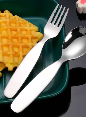 316 stainless steel childrens spoon tableware cute baby eat