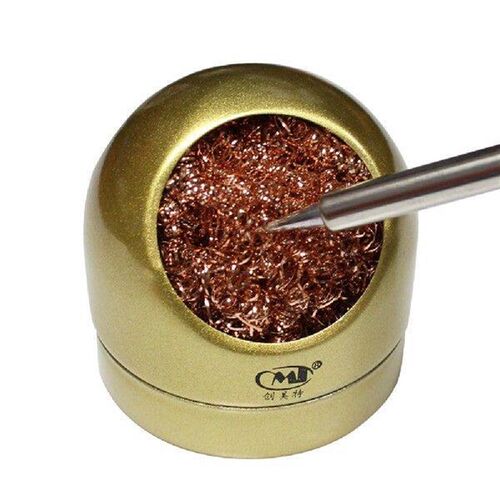 Soldering Iron Tip Cleaner Brass Ball Tin Removal Portable