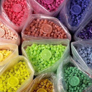 200 Pcs Wax Print Beads Wax Seal for Stamps Wax Lacquer for