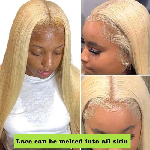 Brazilian 13x4 13x6 Straight Blonde Glueless Lace Front Wig
