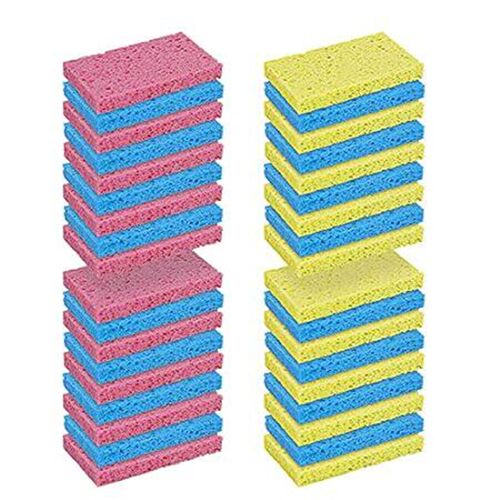 CELOX 36 Pack Sponges Kitchen, Durable Natural Sponges fo