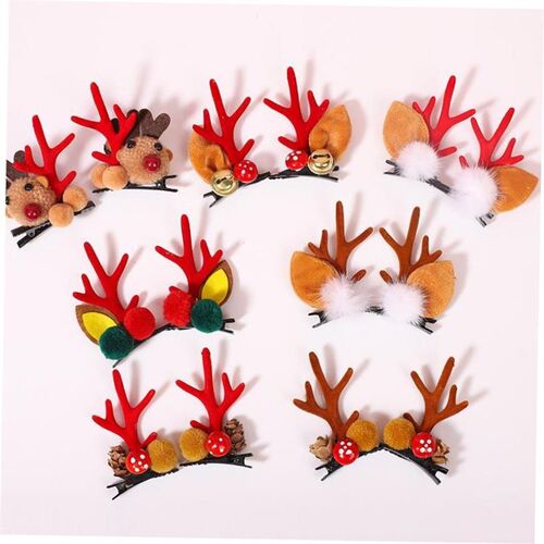 Antler headdress hair clip headband Christmas decorations
