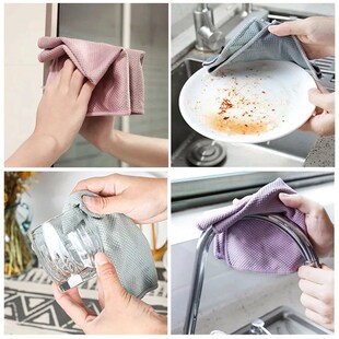 10pcs/5pcs 40*30cm NanoScale Sreak-Free Miracle Cleaning Clo
