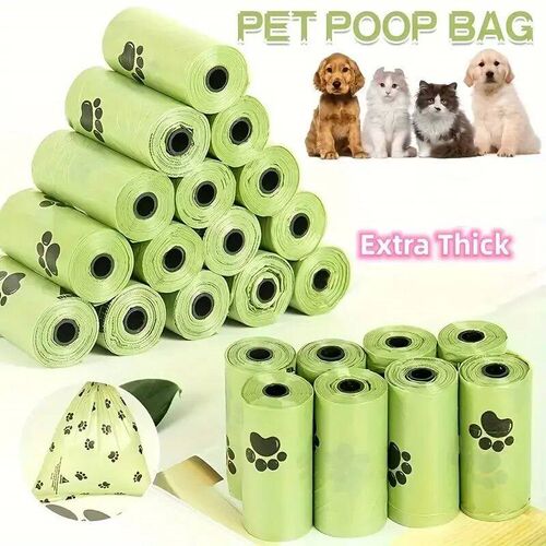 8/16Rolls Thick Dog Poop Bags, Leak Proof Pet Waste Bag