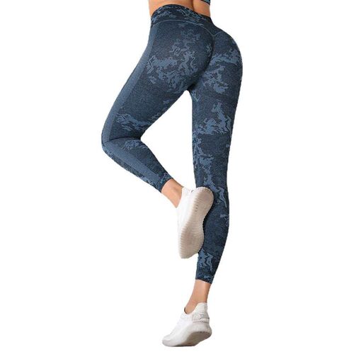 Seamless Knitted Yoga Suit Womens Camouflage Yoga Pants Spo