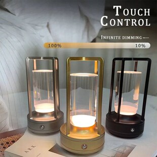 Modern Led Table Lamp Usb Rechargeable Dimmable Night Light