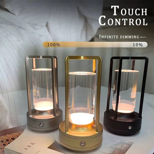 Modern Led Table Lamp Usb Rechargeable Dimmable Night Light