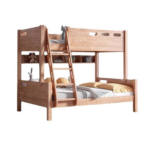 Full Solid Wood Bunk Bed Childrens Bunk Bed Combination Two