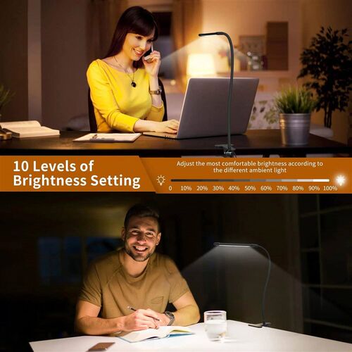 Desk Lamps LED Book Light USB Rechargeable Reading Light War