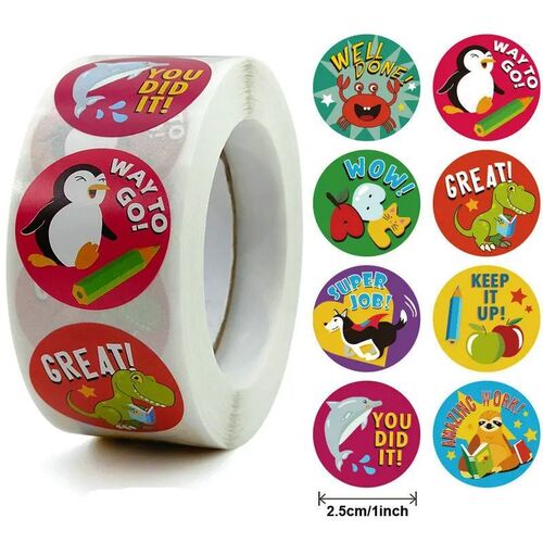2025 Reward sticker cute cartoon stickers for children holid
