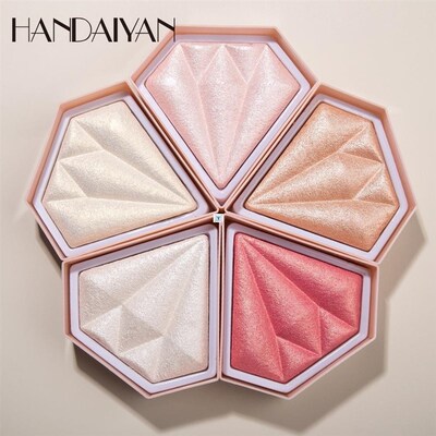 Diamond Highlighter Powder Glitter Palette Makeup Facial