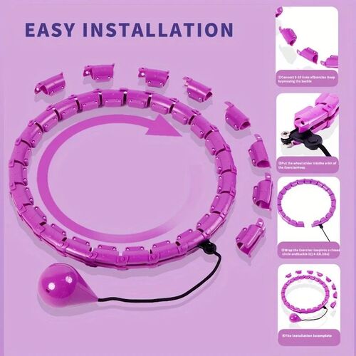 Weighted Exercise Hoop for Adults Weight Loss Knots Infinity