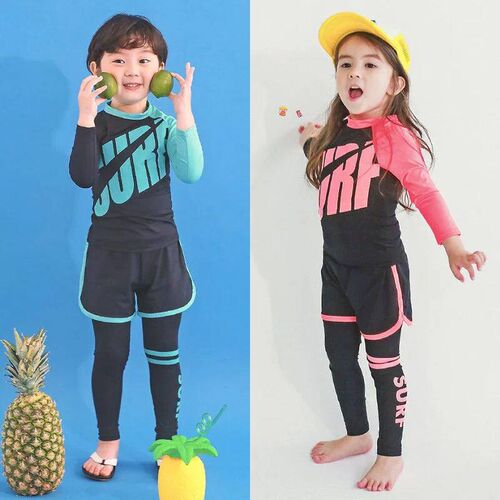 Childrens Three Piece Set 3-11 Years Old Long Sleeve Skirt