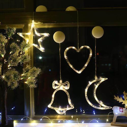 Christmas LED lights suction cup lights decoration圣诞装饰