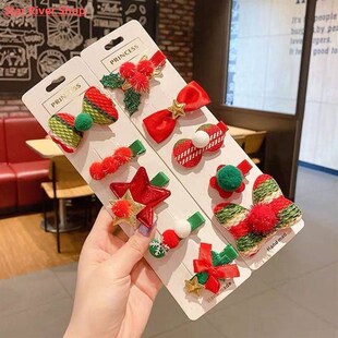 Holiday Theme Santa Hairpin High-quality Materials Christmas