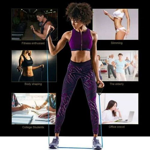 5 Levels  Elastic Band Yoga Pull Rope Elastic Gym Fitness Ex