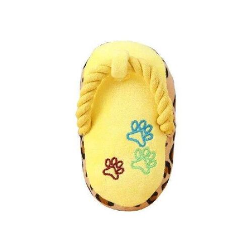 Funny Pet Dog Toys Plush Slippers Bite Chicken Leg Shoe